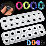 Resin Ring Molds Silicone, Silicone for Epoxy Resin, 14 Sizes with round and Rhombic Faces Making Rings, Earrings, Pendants, Crafts Christmas Gifts WoodArtSupply