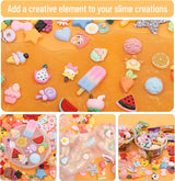 Slime Charms, 100 Pcs, Resin Charms, Charms for Slime, Cute Charms, Flatback Resin Charms, Fake Candy Charms, Flatback Charms, Resin Flatback Charms, WoodArtSupply