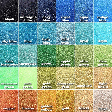 Fine Glitter, 300G 60 Colors Extra Fine Craft Resin Glitter Packs, for Tumblers Festival Decoration, Eyeshadow Makeup Nail Art Body Face Glitter, 5G WoodArtSupply