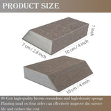 SACKORANGE 6 Pack Sanding Sponge, 80 Grit Sanding Blocks Assortment,Washable and Reusable for Wood Drywall Metal Home (80 Grit) SACKORANGE