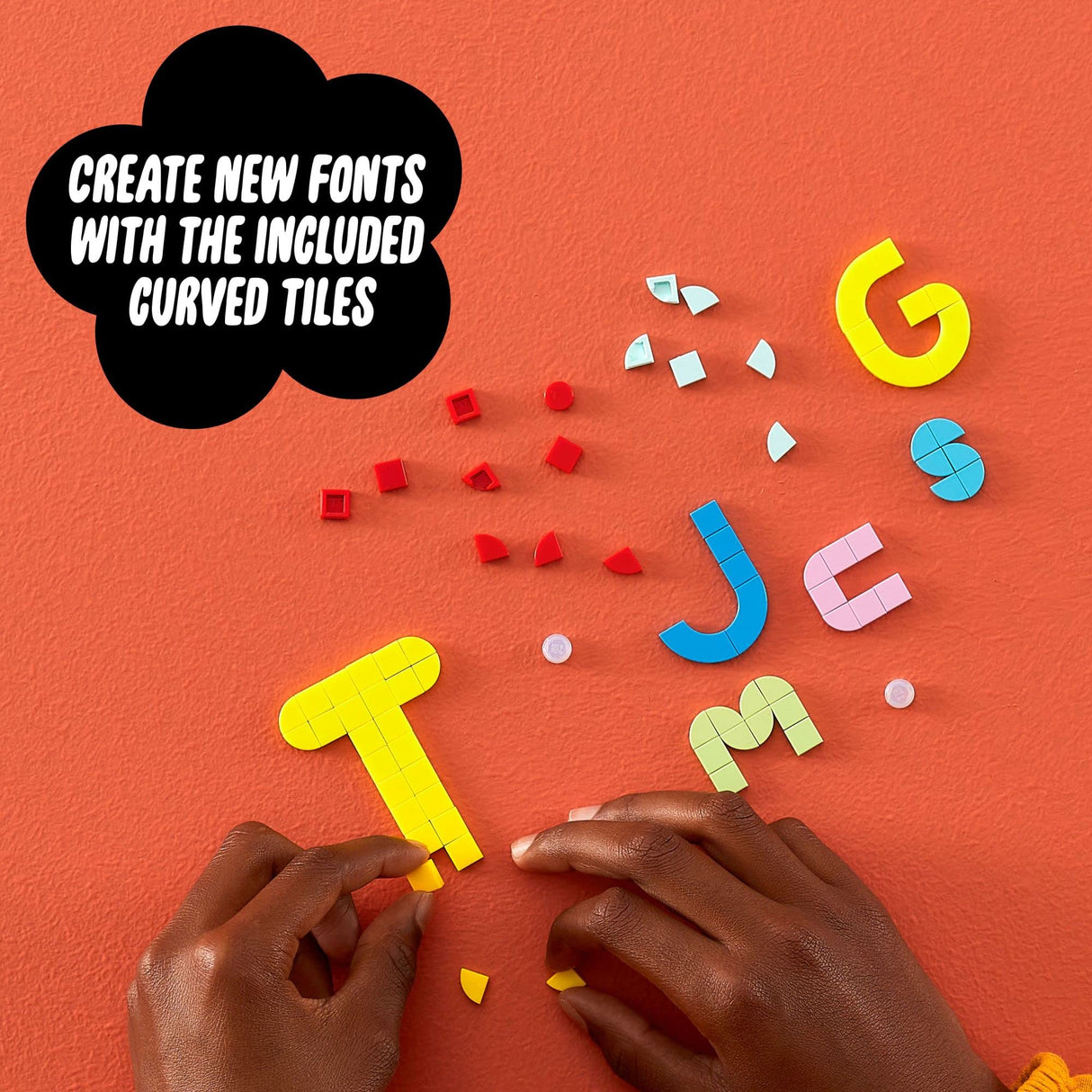 LEGO DOTS Lots of DOTS Lettering Tiles 41950 Ultimate Collection Arts & Crafts Kit for Kids, Make Custom Messages, Room Decorations, Express LEGO