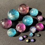 RESINWORLD 20-Cavity Sphere Molds for Resin, Round Ball Resin Mold, Silicone Orbs Mold for Jewellery Making ResinWorld