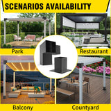 pergola Brackets 6x6 Woodworks Pergola kit Modular Modern Outdoor Pergola Hardware Kit DIY Elevated Wood Stand kit Includes 4 Bracket Shoulders 4 Likeem