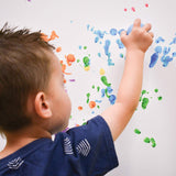 READY 2 LEARN Doodle Dabbers Dot Markers - Set of 6 Washable Colors - Non Toxic - Specially Designed Toddler Grip with Storage Tray Provided READY 2 LEARN