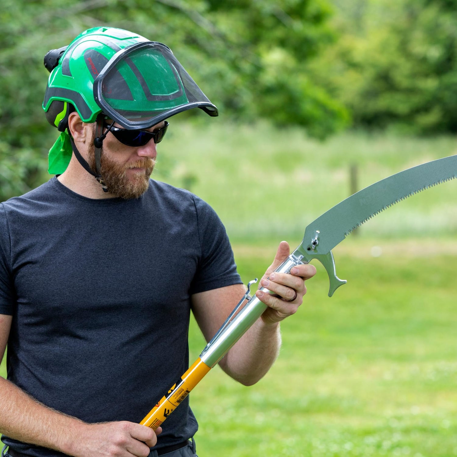 Notch 18’ Pole Saw Set with 15” Blade - Yellow (40207) Notch