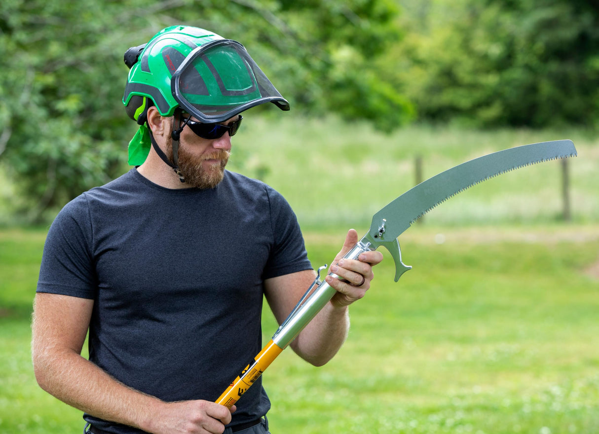 Notch 18’ Pole Saw Set with 15” Blade - Yellow (40207) Notch