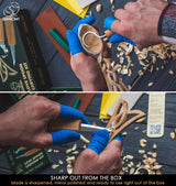 BeaverCraft, Wood Whittling Kit for Beginners DIY04 - Spoon Carving Kit - Wood Carving Whittling Hobby Kit for Adults and Teens - Wood Carving Hook BeaverCraft