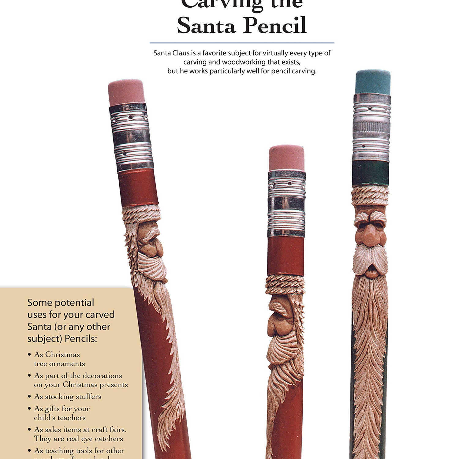 Whittling Pencils: Projects and Techniques (Fox Chapel Publishing) Learn the Slender Craft of Pencil Carving with Step-by-Step Instructions for a Design Originals