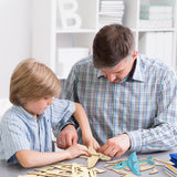 Fennoral 14 Pack Wooden Dragon Craft for Kids Make Your Own 3D Dragon kit for Boys Girls DIY Paint Wood Planes for School Art Activity Kids Birthday Fennoral