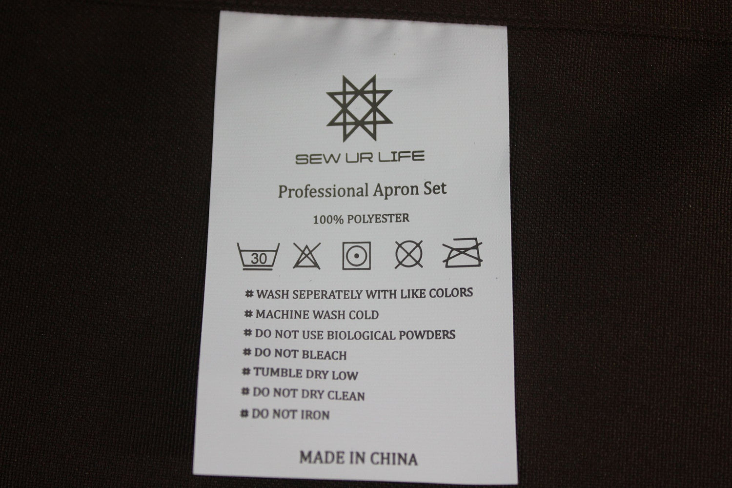 SEW UR LIFE Black Professional Resist Water Adjustable Extra Long Bib Apron 3 Pockets Home Kitchen Garden Restaurant Cafe Bar Pub Bakery for Cooking SEW UR LIFE