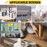 Kelasy Nano Double Sided Tape Heavy Duty,Extra Strong Sticky Double Sided Mounting Tape,1.2" x 120",Clear Adhesive Poster Wall Tape for Decoration Kelasy