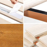 ZINUS Alexis Deluxe Solid Wood Platform Bed Frame in Rustic Pine - No Box Spring Required, Easy Assembly, Queen Zinus