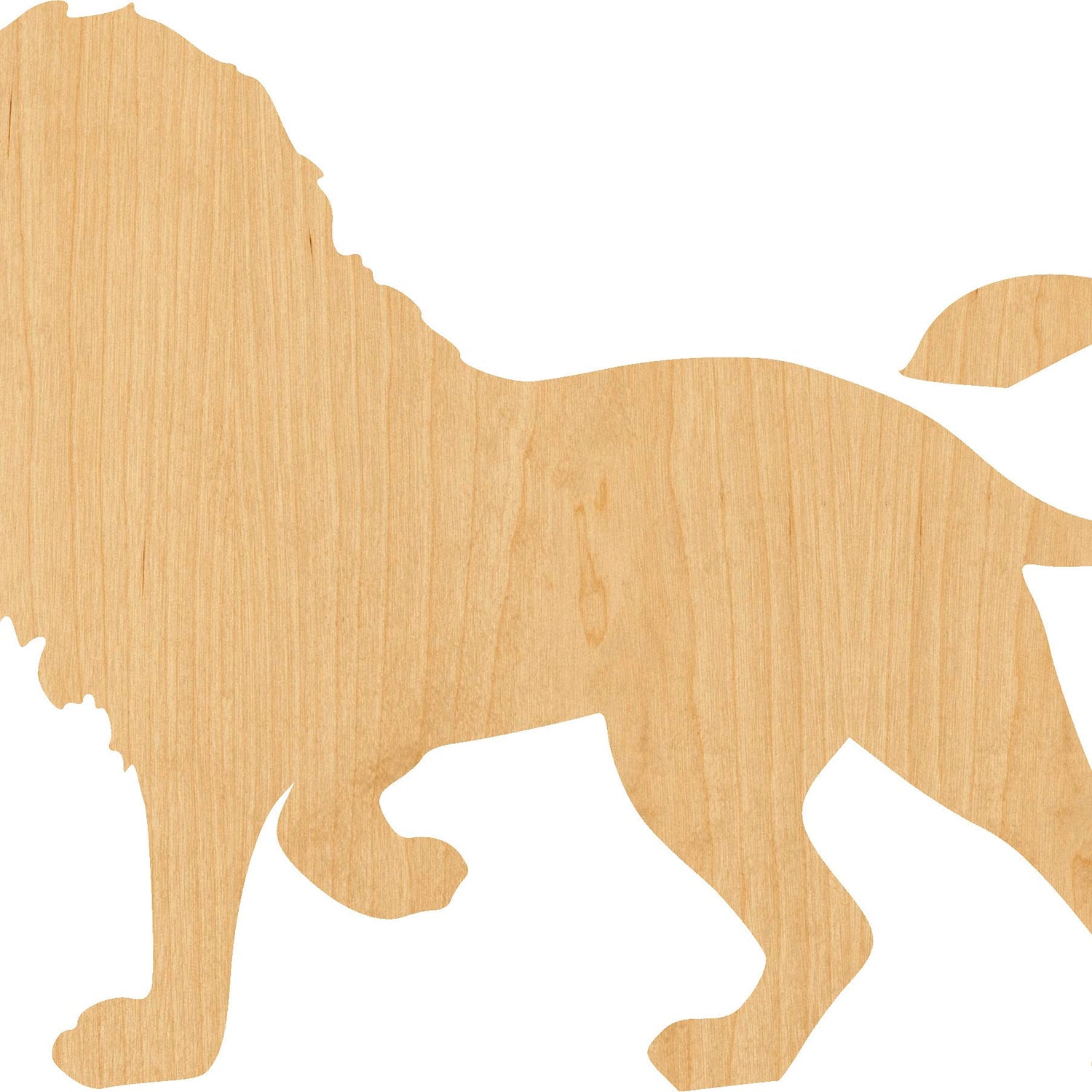 Lion 1 Laser Cut Out Wood Shape Craft Supply - 4 Inch Generic
