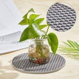 GORGECRAFT 2 Styles Silicone Doming Mats Round Square Resin Doming Mats Heat Resistant Synthetic Rubber Honeycomb Gray Pads Trays Tweezer for DIY GORGECRAFT