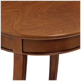 Acme Aberta End Table in Walnut ACME Furniture