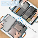 ZINZ Slim and Expandable Laptop Sleeve 15 15.6 16 Inch Case Bag for 15"-16" Notebooks Water-Resistant Handbag Multipurpose Computer Accessories ZINZ