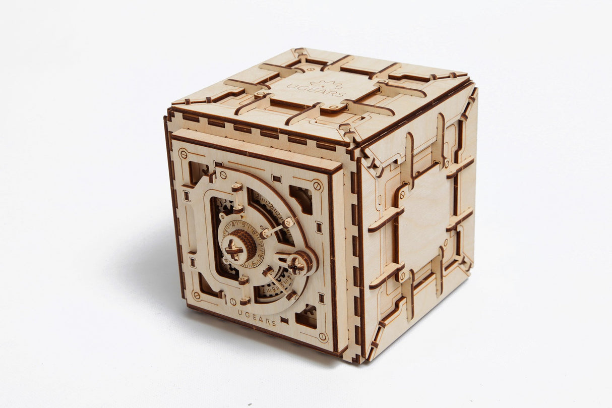 UGEARS Model Safe Kit | 3D Wooden Puzzle | DIY Mechanical Safe UGEARS