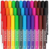 Arteza Dry Erase Markers Fine Tip, Bulk Pack of 36 Low Odor Dry Erase Pens in 12 Assorted Colors, Homeschool Supplies Whiteboard Markers, Office and ARTEZA
