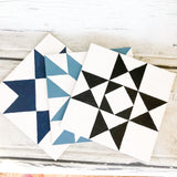 Unfinished Barn Quilt Square Wooden Sign, Country Decor Canvas Quilts Blocks (18 inches, Slip Knot) Generic