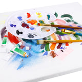 U.S. Art Supply 10-Well Plastic Artist Painting Palette (Pack of 3) - Paint Color Mixing Trays - Kids, Art Students, Classroom, Class Craft Projects, U.S. Art Supply