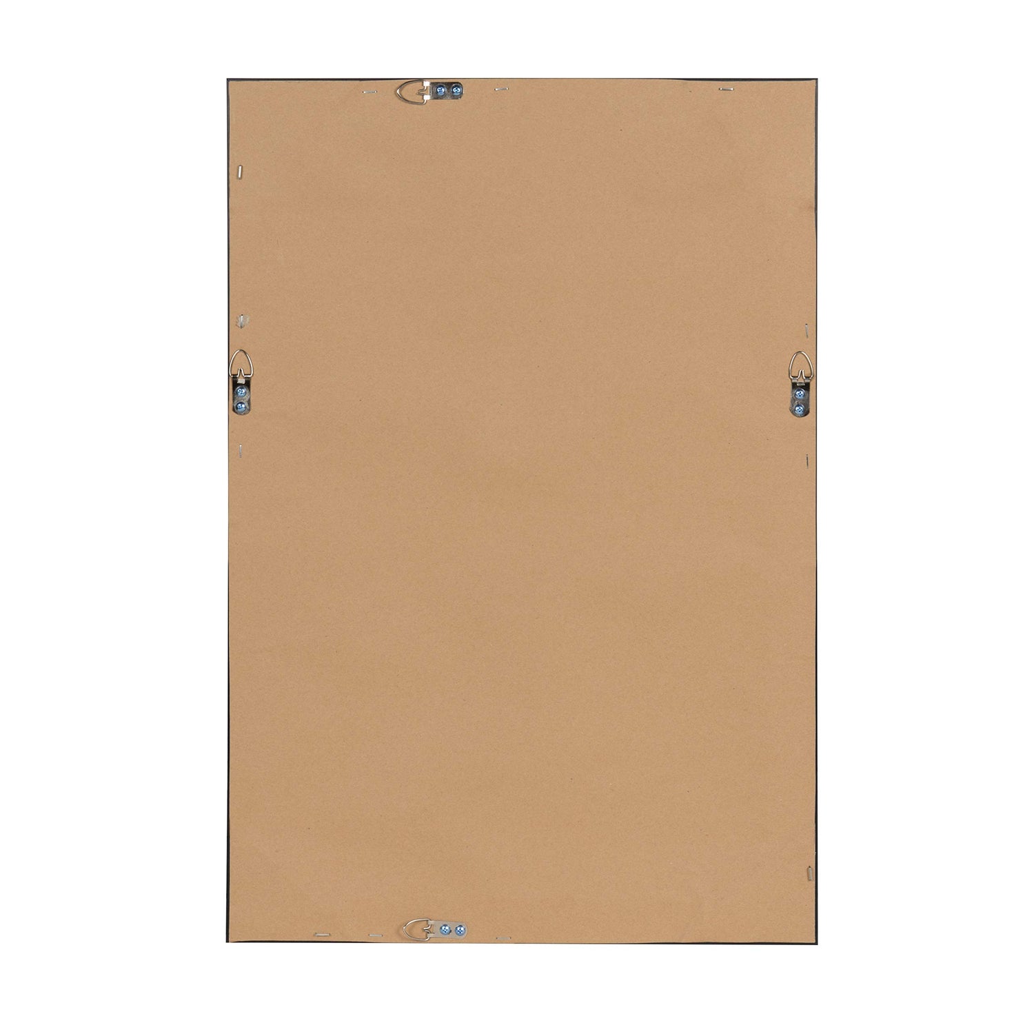 DesignOvation Beatrice Framed Linen Fabric Pinboard, 18x27, Walnut Brown DesignOvation