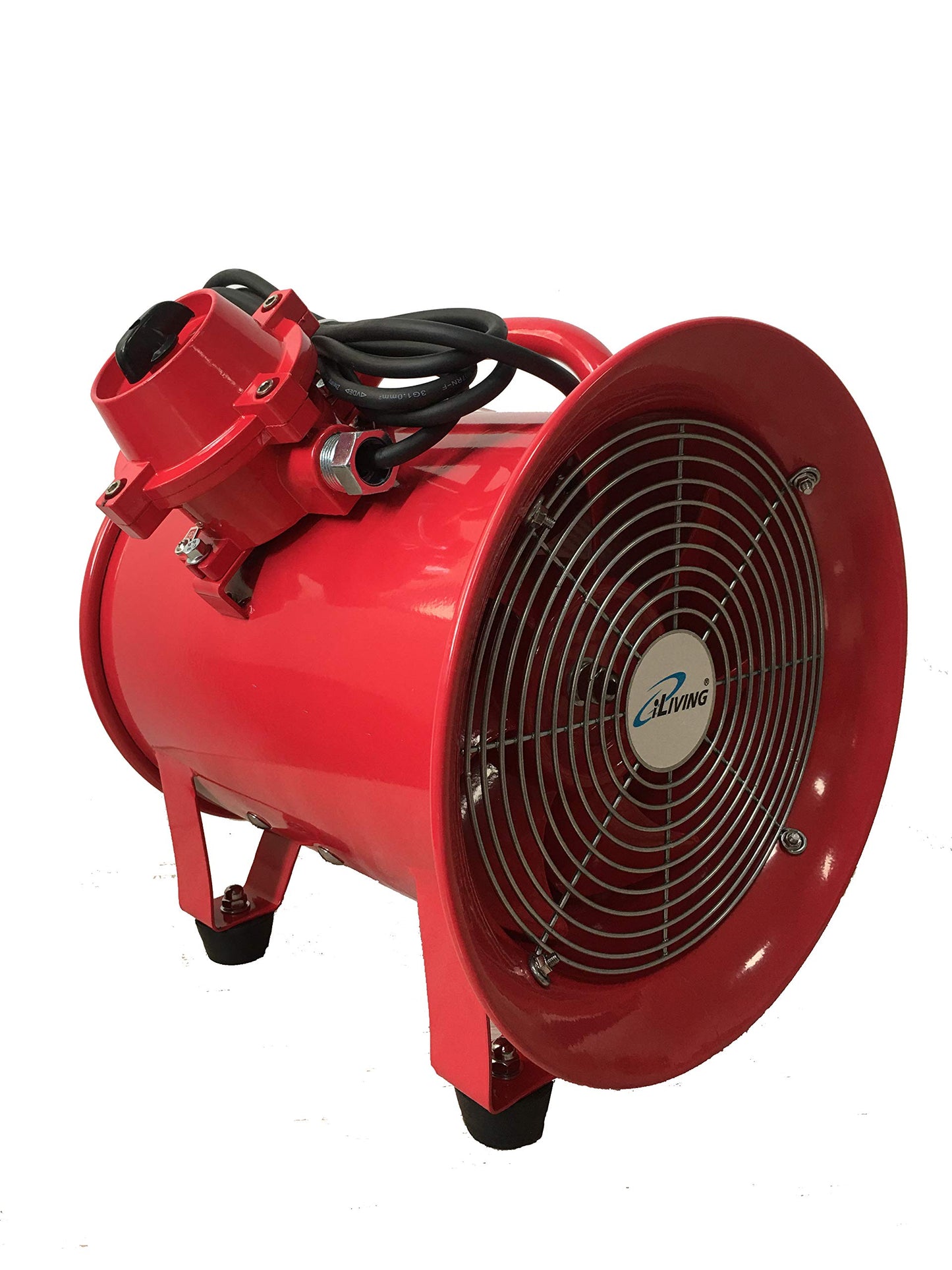 iLiving - ILG8EF10EX Explosion Proof Utility High Velocity Blower, Fume Extractor, Portable Exhaust and Ventilator Fan, Air Ventilation with 1943 - WoodArtSupply