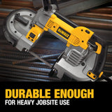 DEWALT Portable Band Saw, Deep Cut, 10 Amp, 5-Inch (DWM120) DEWALT