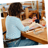 FUNOMOCYA 1 Set Weaving Crafts Making Tool Wood Knit Weaving Rope Wristband Maker Bracelet Woven Tool Weaving Rope kit DIY Bracelet Knitting Kits FUNOMOCYA