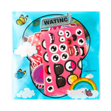 WATINC 32PCS Valentine’s Day Flower Craft Kit, Make Your Valentines Heart Flowers Pot Gift Craft Decorations, DIY Valentine Art Craft Set Home School WATINC