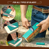 BeaverCraft AX1 Carving Axe Hand Forged Hatchet with Sheath BSH5 Bushcraft Knife Full Tang Survival Knife with Leather Sheath LS2P1 Leather Strop Kit BeaverCraft