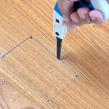 RANSHOU Jab Saw 4-3/4" (120mm) Fine Cut Tooth, Japanese Keyhole Hand Saw, Non-Slip Handle, Made in JAPAN RANSHOU