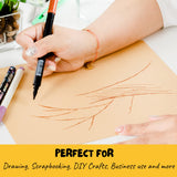 Mr. Pen- Kraft Paper Sheets, 50 Pack, 8.5 x 11", Kraft Paper, Brown Craft Paper, Craft Paper Sheets, Brown Printer Paper, Kraft Stationary Paper Mr. Pen