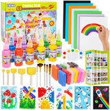 Arts and Crafts for Kids - 40 Creative Painting Arts 350+pcs Painting Kits Ages 3 4 5 6 7 8 9 10 11 & 12 Year Old Girls & Boys - Art Supplies Set - TSING