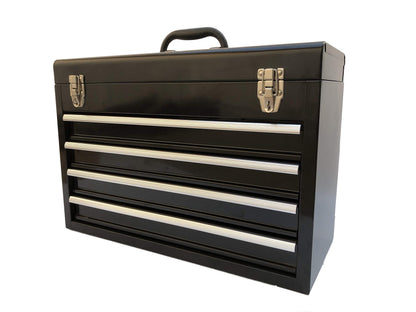 Workington Portable Metal Tool Chest with 4 Drawers, 20" 4-Drawer Tool Chest Cabinet with Ball Bearing Drawer Slides, Steel Tool Storage Box