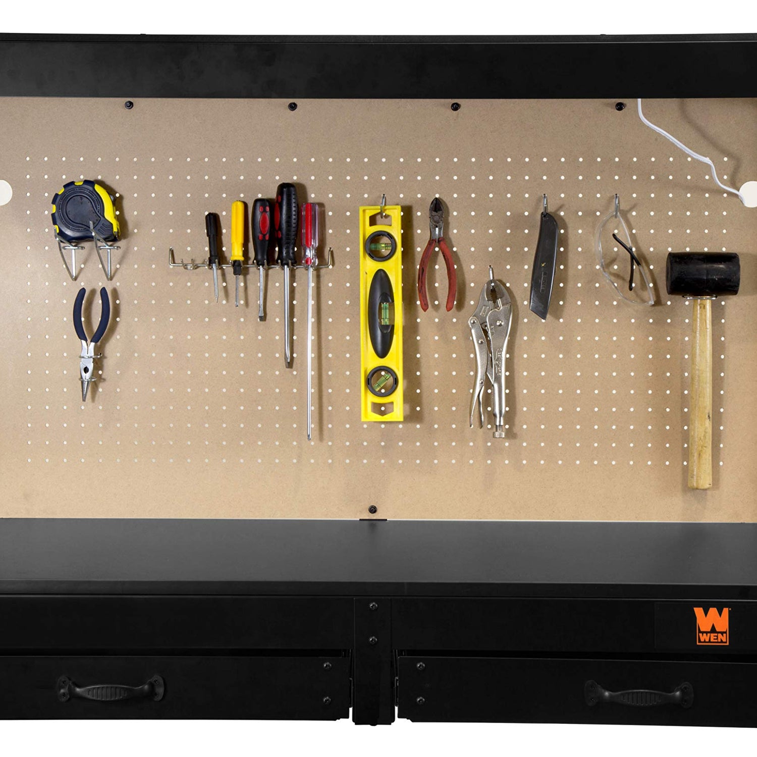 WEN WB4723T 48-Inch Workbench with Power Outlets and Light WEN
