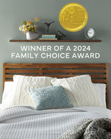 BAYKA Floating Wood Shelves - Wall Mounted for Bathroom,Bedroom,Living Room,Kitchen,Small Hanging Shelf for Books/Storage/Room Decor with 22lbs BAYKA