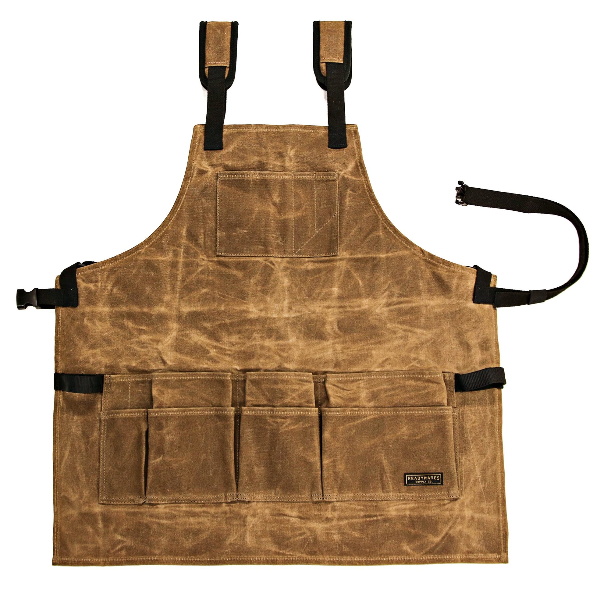 Readywares Waxed Canvas Tool Apron, Carpenter Aprons, Woodworking Aprons - WoodArtSupply