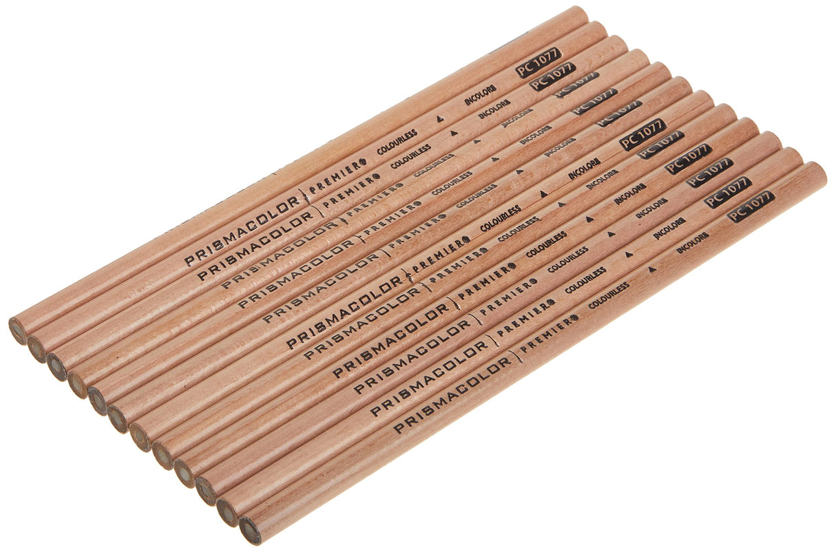 Prismacolor Colorless Blender Pencils, 12/Pk Prismacolor