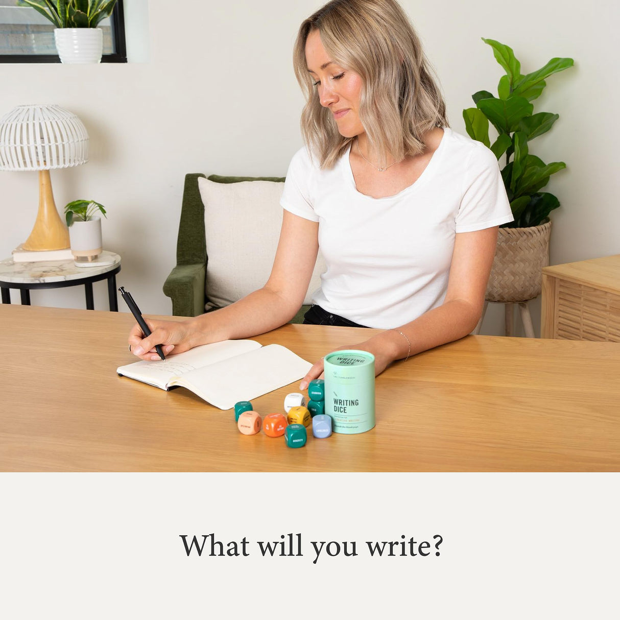 Two Tumbleweeds Writing Dice - Creative Writing Game for Adults, Writers & Teachers - Set of 9 Dice for Story Inspiration - Gifts for Writers - 1+ Two Tumbleweeds