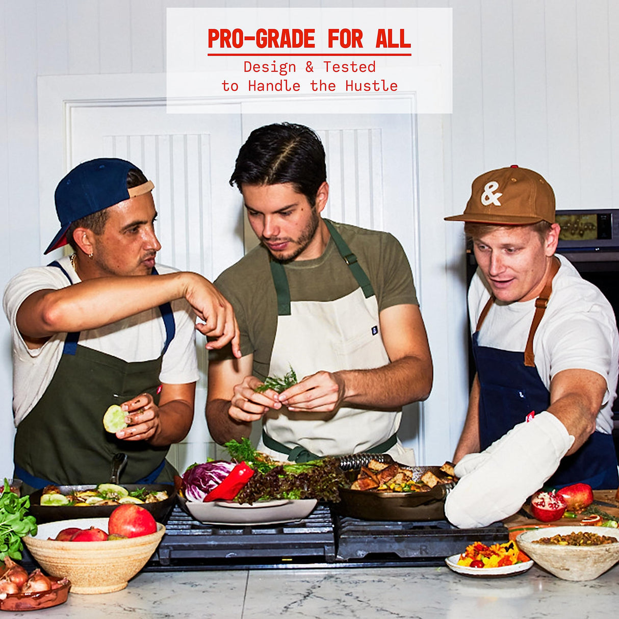 hedley & bennett Waxman Apron - 100% Cotton, Water Resistant, Heavy Duty Waxed Canvas Apron with Pockets & Adjustable Strap for Grilling, Baking, hedley & bennett