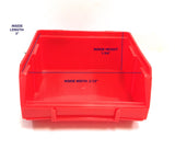 MaxWorks 80694 30-Bin Wall Mount Parts Rack/Storage for your Nuts, Bolts, Screws, Nails, Beads, Buttons, Other Small Parts,Blue and Red MaxWorks