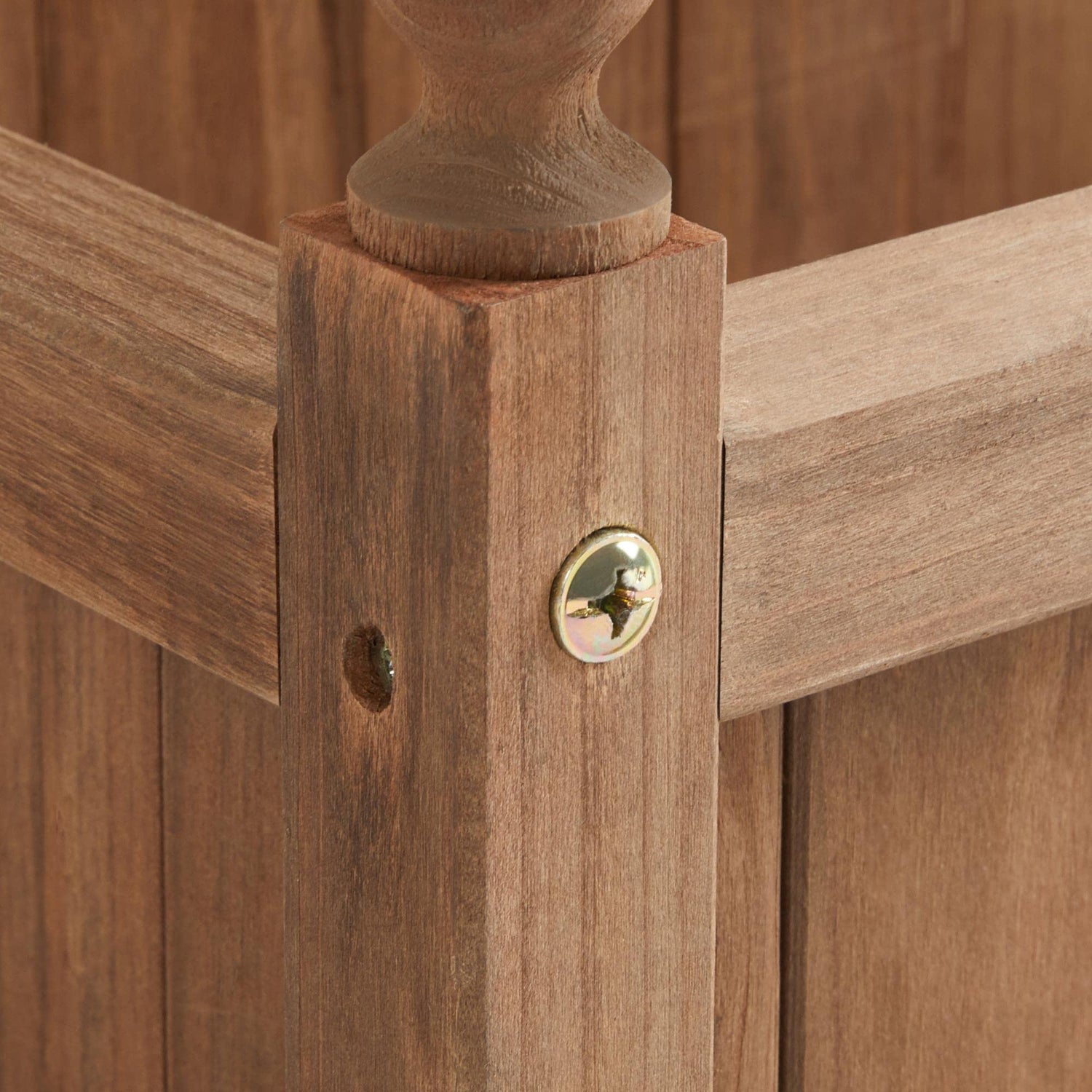 Yaheetech 50" H Raised Garden Bed with Trellis & Wheels Standing Vertical Horticulture Planter Box for Vine Climbing Plants, Flowers, Herbs Brown Yaheetech