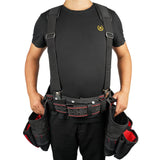 MELOTOUGH Padded Tool Belt Work Suspenders With Super Strong Clip for Carpenter's Suspension Rig construction suspenders for men MELOTOUGH