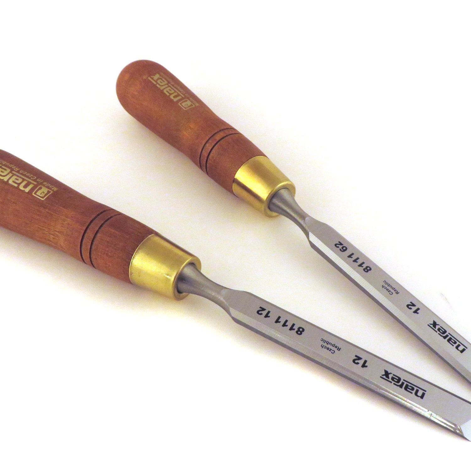 Narex Right & Left 12 mm 1/2" Skew Paring Chisels 81112/811162 WoodArtSupply