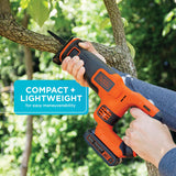 BLACK+DECKER 20V MAX* Cordless Reciprocating Saw Kit (BDCR20C) BLACK+DECKER