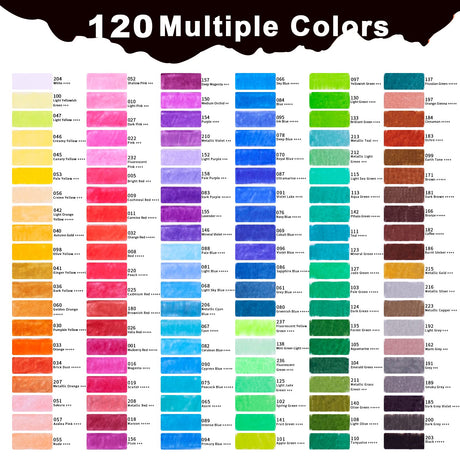 KALOUR Premium Colored Pencils,Set of 120 Colors,Artists Soft Core with Vibrant Color,Ideal for Drawing Sketching Shading,Coloring Pencils for Adults KALOUR