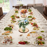 Set of 10 Wood Slices for Centerpieces 7-8 inch, Natural Unfinished Wood Craft Kits, Tree Slices with Bark for DIY Crafts Wedding Christmas Party ktondic