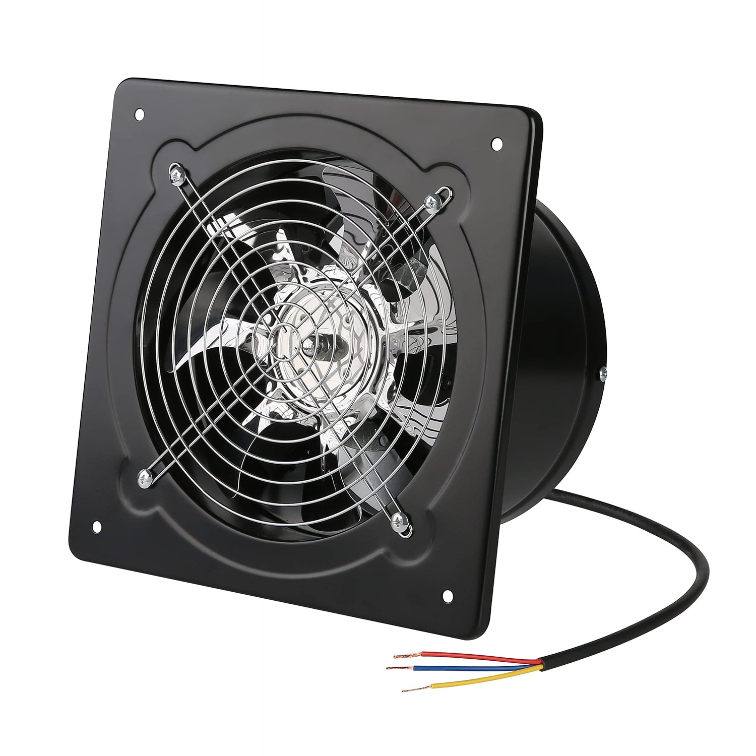 Nalle 8 inch Exhaust Fan 80W 500CFM Through-wall installation Ventilation Fan 110V Exhaust Smoke Fan Ventilation for Kitchen,Bathroom,laundry Nalle