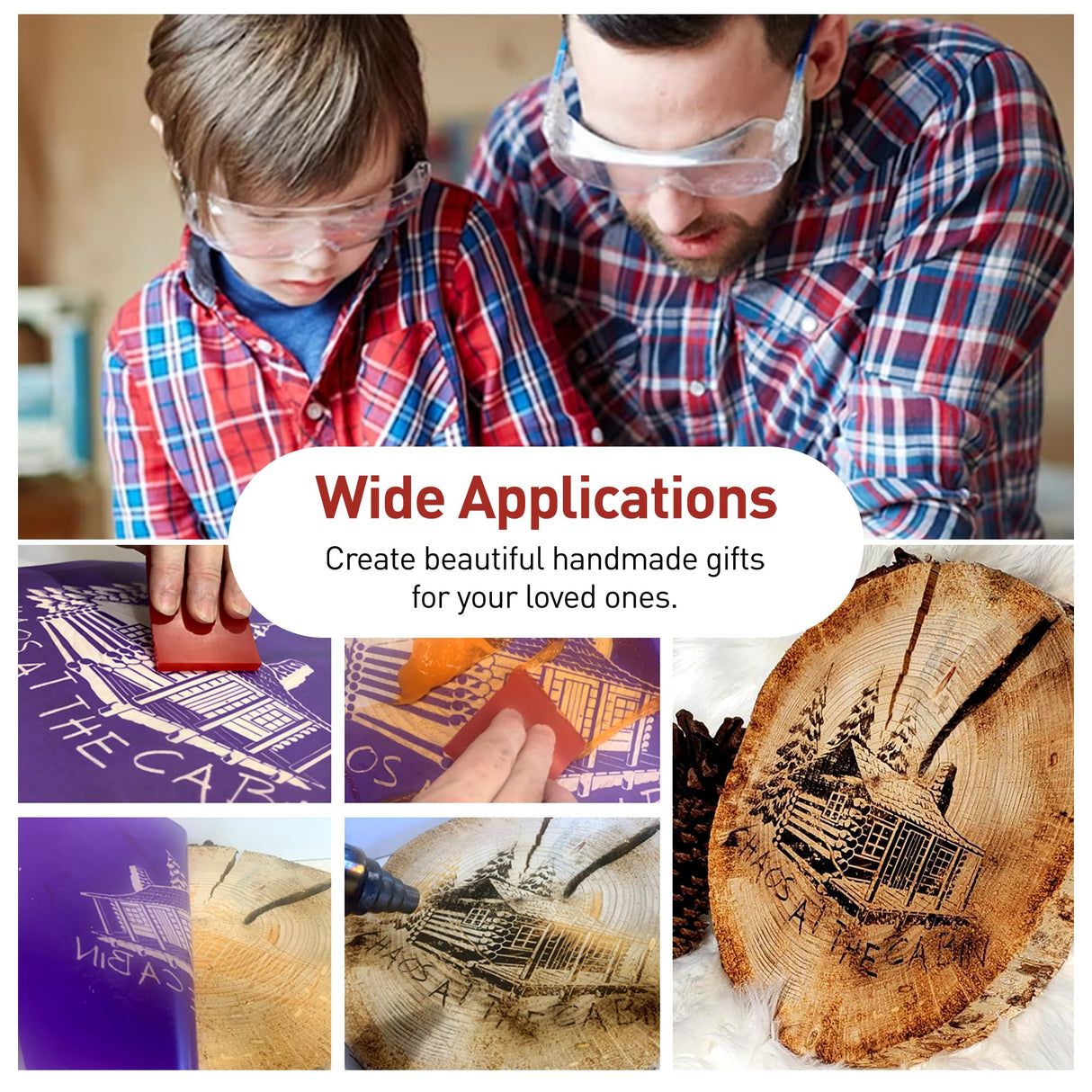 Torch Paste - The Original Wood Burning Paste | Made in USA Heat Activated Non-Toxic Paste for Crafting | Accurately & Easily Burn Designs on Wood, Torch Paste