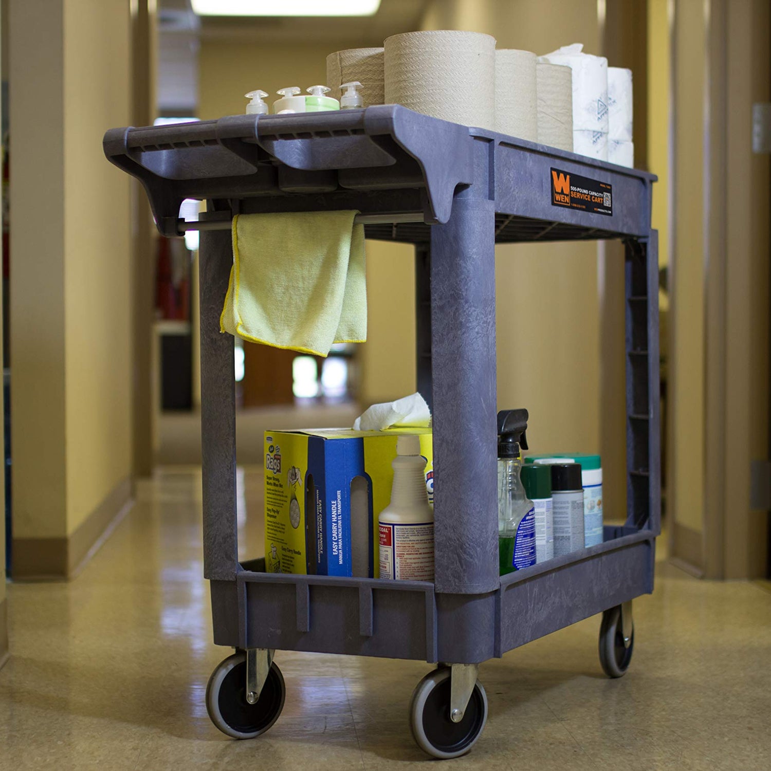 WEN Service Utility Cart, 500-Pound Capacity, 40 x 17-Inch WEN